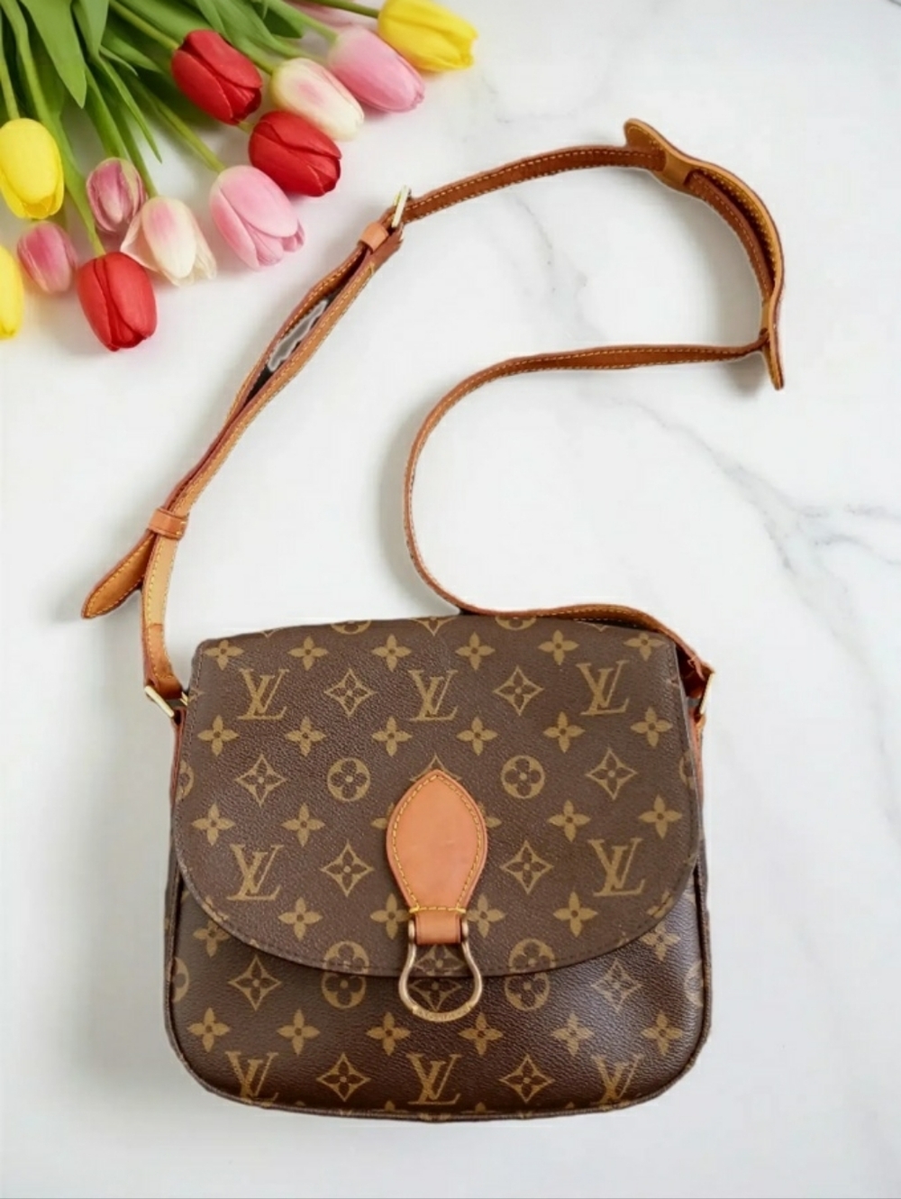 Louis Vuitton Monogram Saint Cloud GM Crossbody Vintage 1998 ✨ COA - Picture 3 of 16